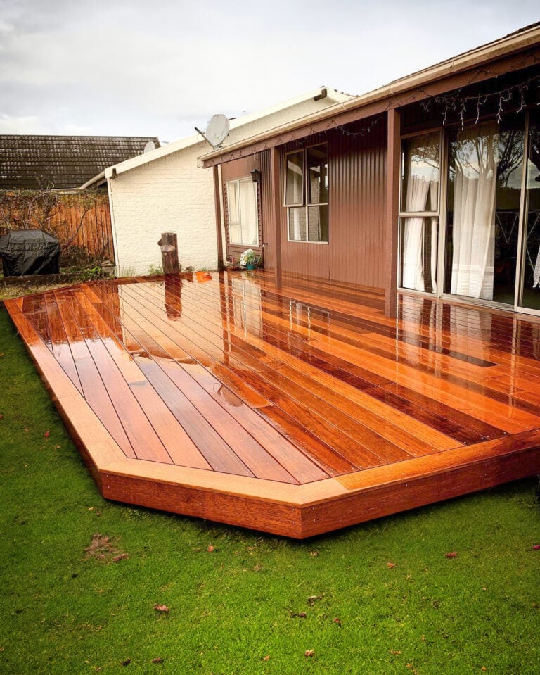 Deck on an Invercargill House